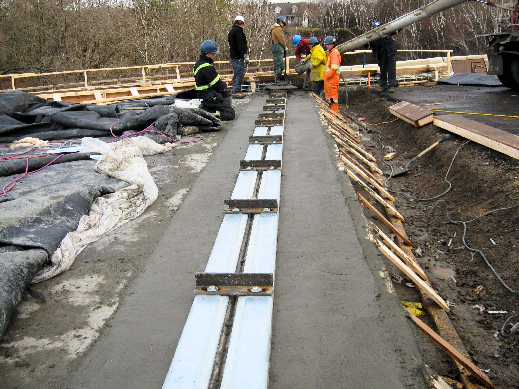 Pont en béton – Saint-Jean-Port-Joli Inter-Projet Construction | Entrepreneur général en génie civil et bâtiment au Québec