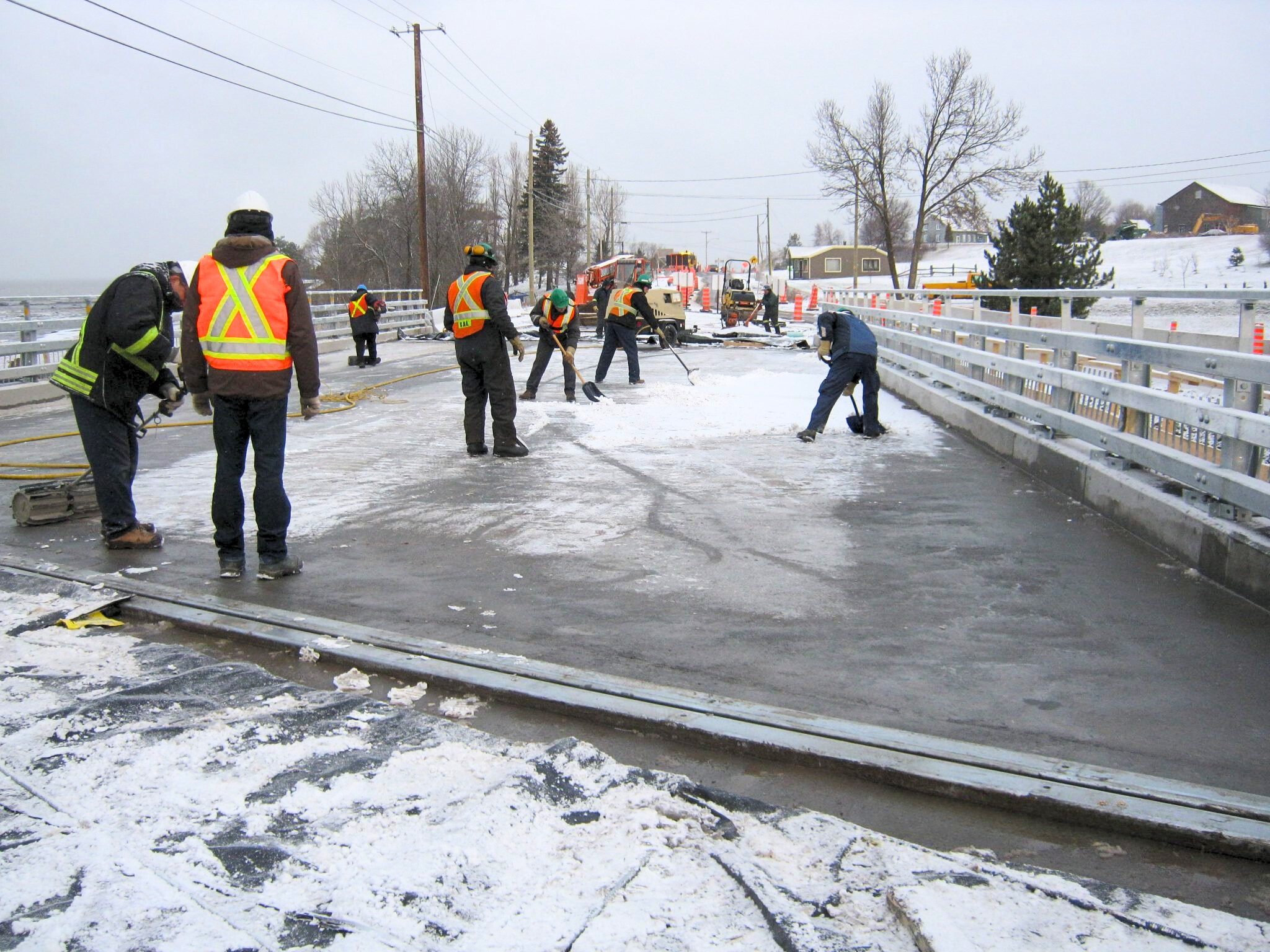Pont en béton – Saint-Jean-Port-Joli Inter-Projet Construction | Entrepreneur général en génie civil et bâtiment au Québec