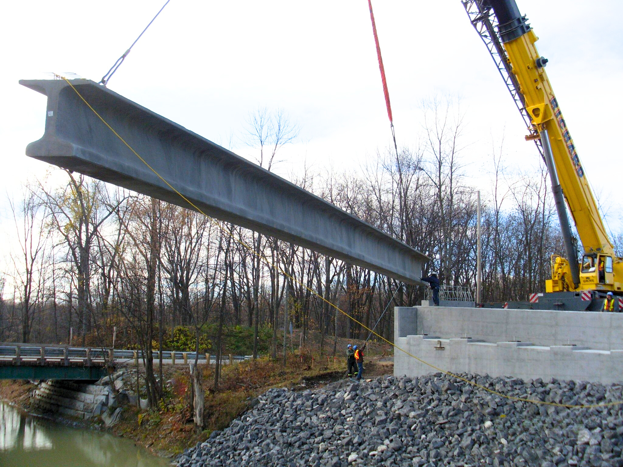 Pont en béton – Saint-Jean-Port-Joli Inter-Projet Construction | Entrepreneur général en génie civil et bâtiment au Québec