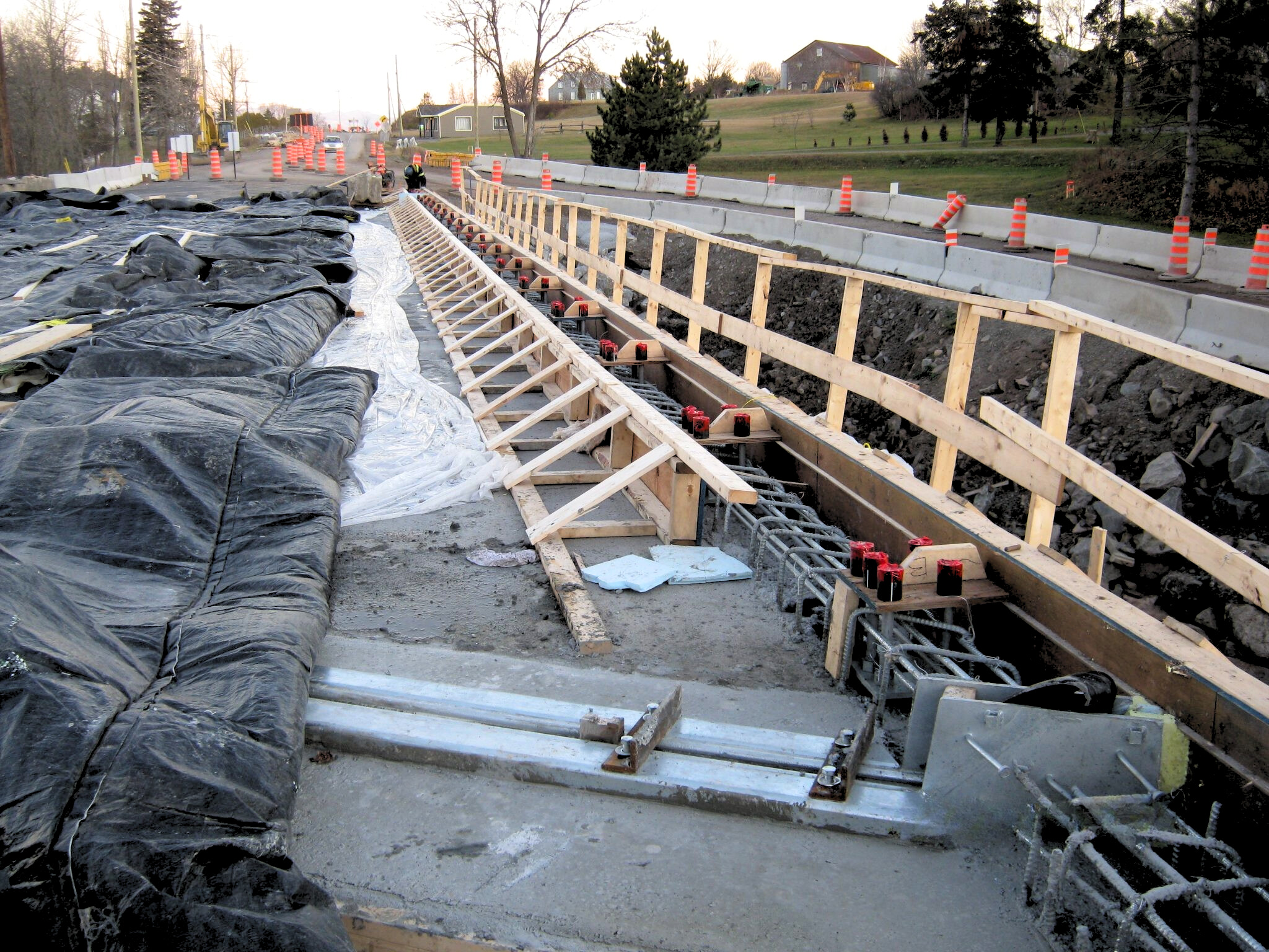 Pont en béton – Saint-Jean-Port-Joli Inter-Projet Construction | Entrepreneur général en génie civil et bâtiment au Québec