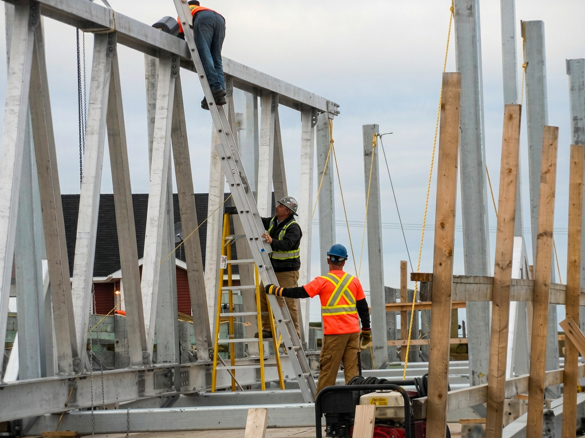 Construction d’un pont à Harrington Harbour | Côte-Nord-du-Golfe-du-Saint-Laurent Interprojet Construction | Entrepreneur général en génie civil et bâtiment au Québec