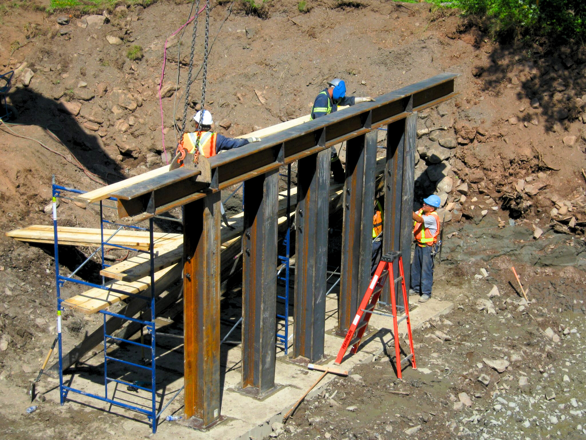 Pont en béton – Saint-Jean-Port-Joli Inter-Projet Construction | Entrepreneur général en génie civil et bâtiment au Québec