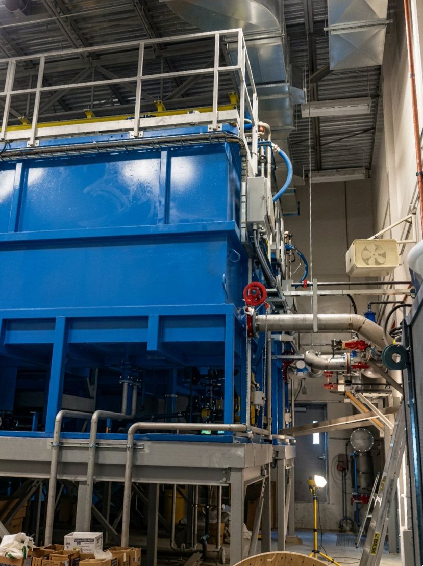 Réfection et agrandissement de l’usine d’eau potable de Pessamit |  Côte-Nord du Québec Interprojet Construction | Entrepreneur général en génie civil et bâtiment au Québec