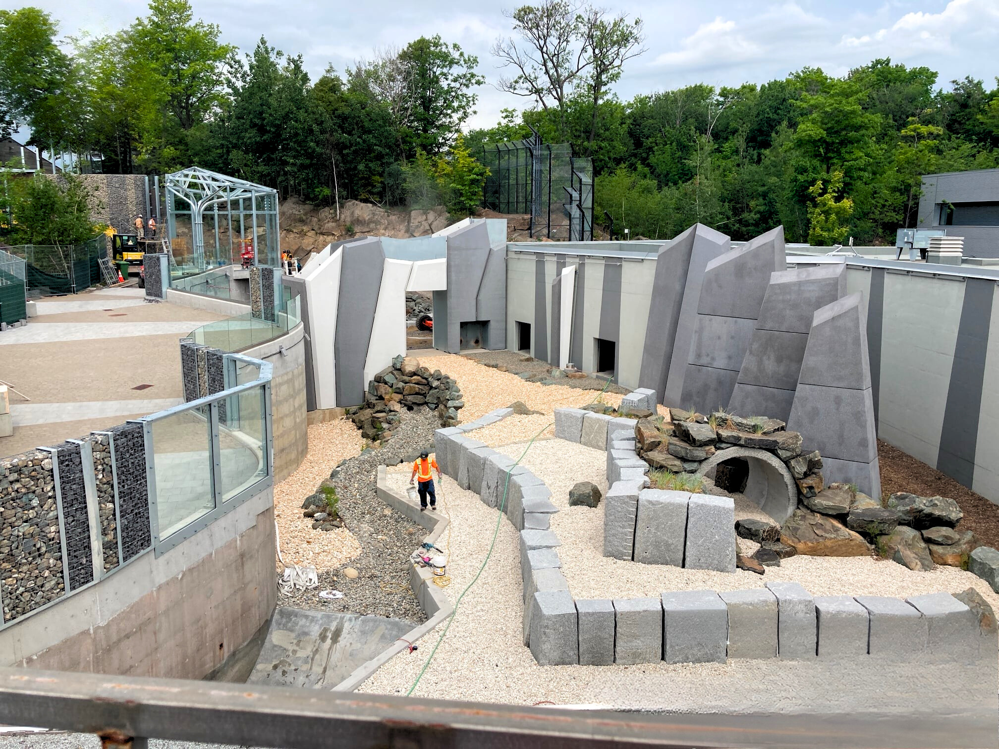 Habitat des ours – Aquarium de Québec Inter-Projet Construction | Entrepreneur général en génie civil et bâtiment au Québec