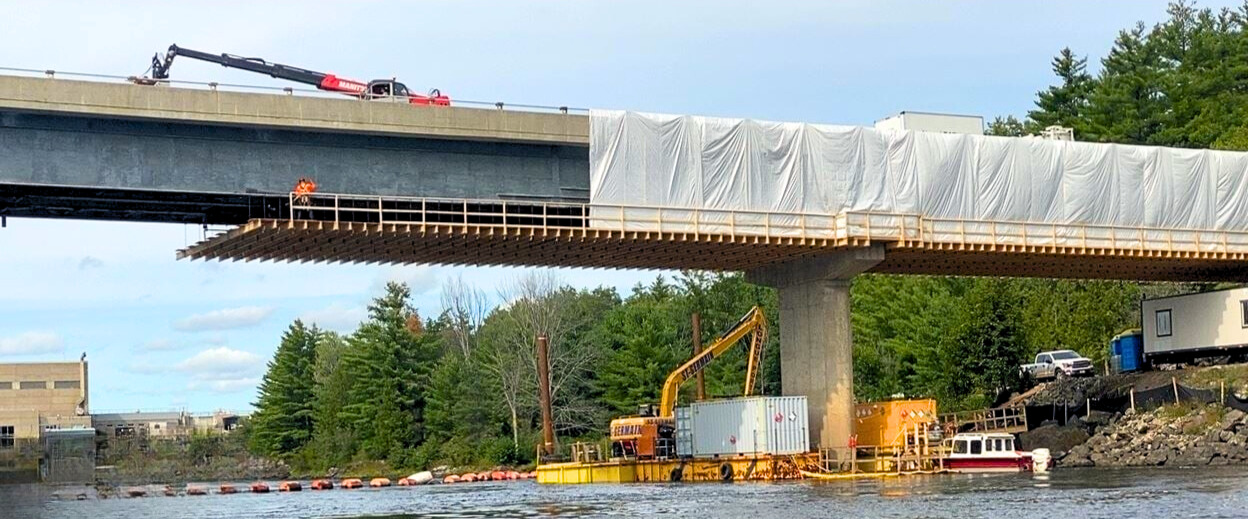 Réfection du pont – Portage-du-Fort Inter-Projet Construction | Entrepreneur général en génie civil et bâtiment au Québec