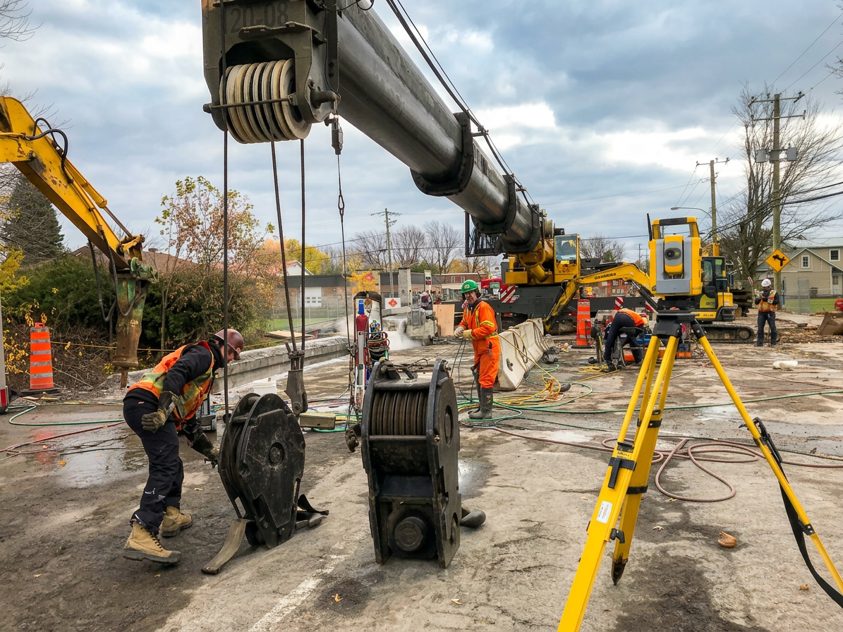 Réfection du pont Jones | Sainte-Anne-de-Sabrevois Interprojet Construction | Entrepreneur général en génie civil et bâtiment au Québec