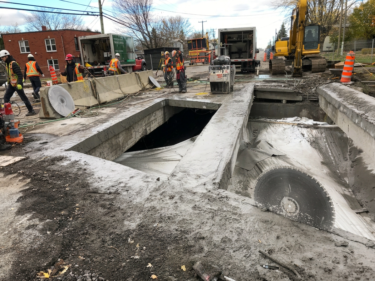 Réfection du pont Jones | Sainte-Anne-de-Sabrevois Interprojet Construction | Entrepreneur général en génie civil et bâtiment au Québec