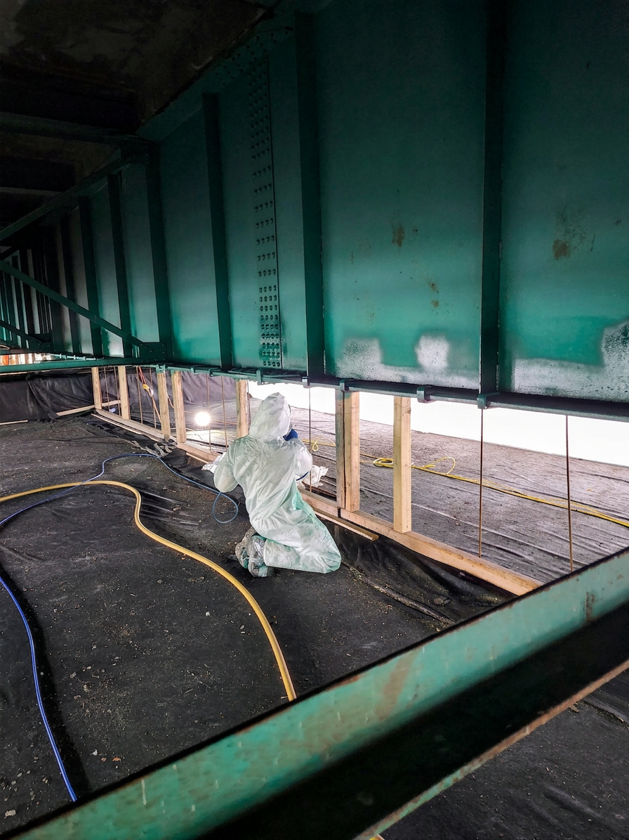 Réparation et peinture de la structure d’acier du pont Jacques-Cartier | Sherbrooke Interprojet Construction | Entrepreneur général en génie civil et bâtiment au Québec