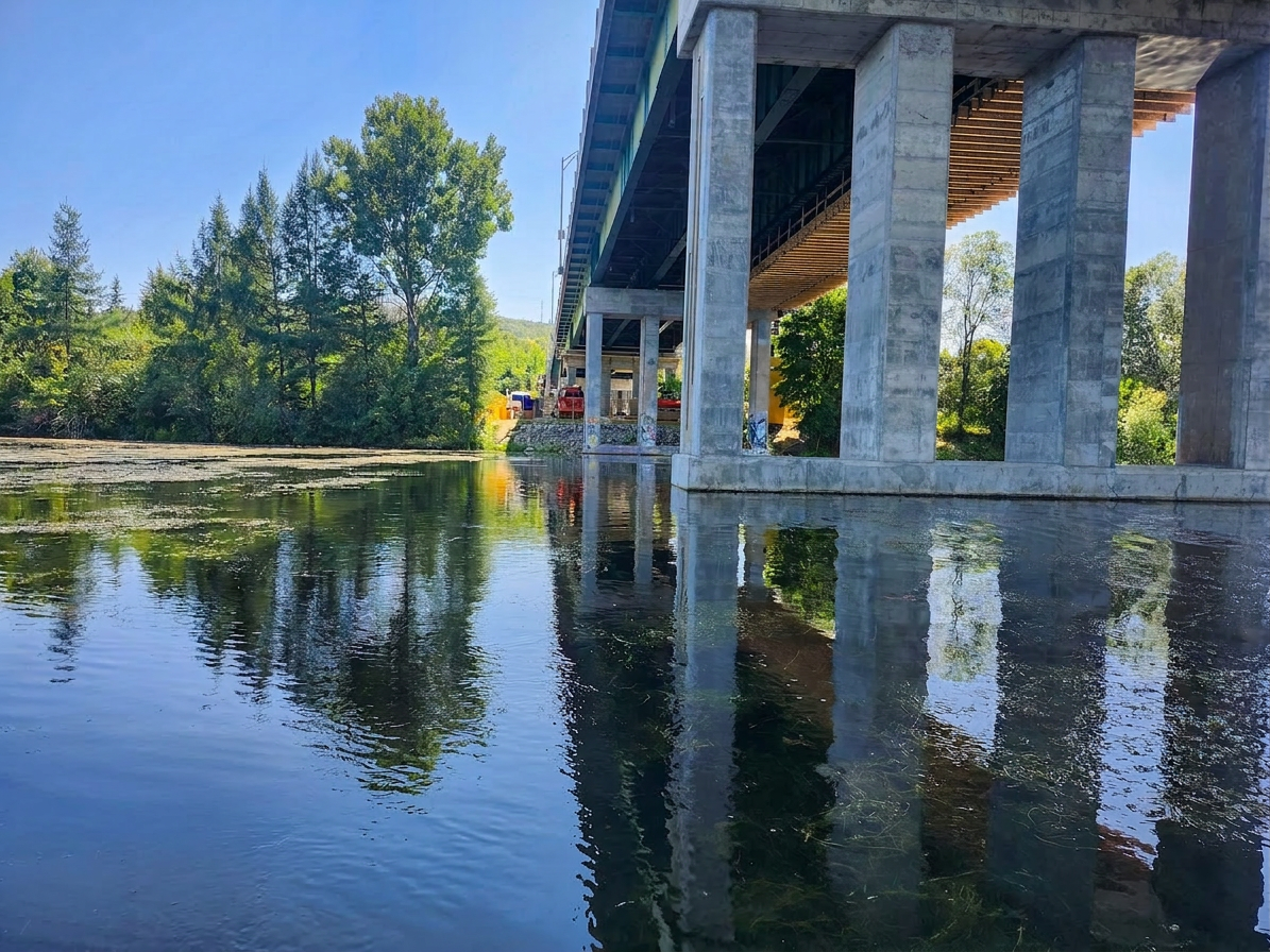 Réparation et peinture de la structure d’acier du pont Jacques-Cartier | Sherbrooke Interprojet Construction | Entrepreneur général en génie civil et bâtiment au Québec