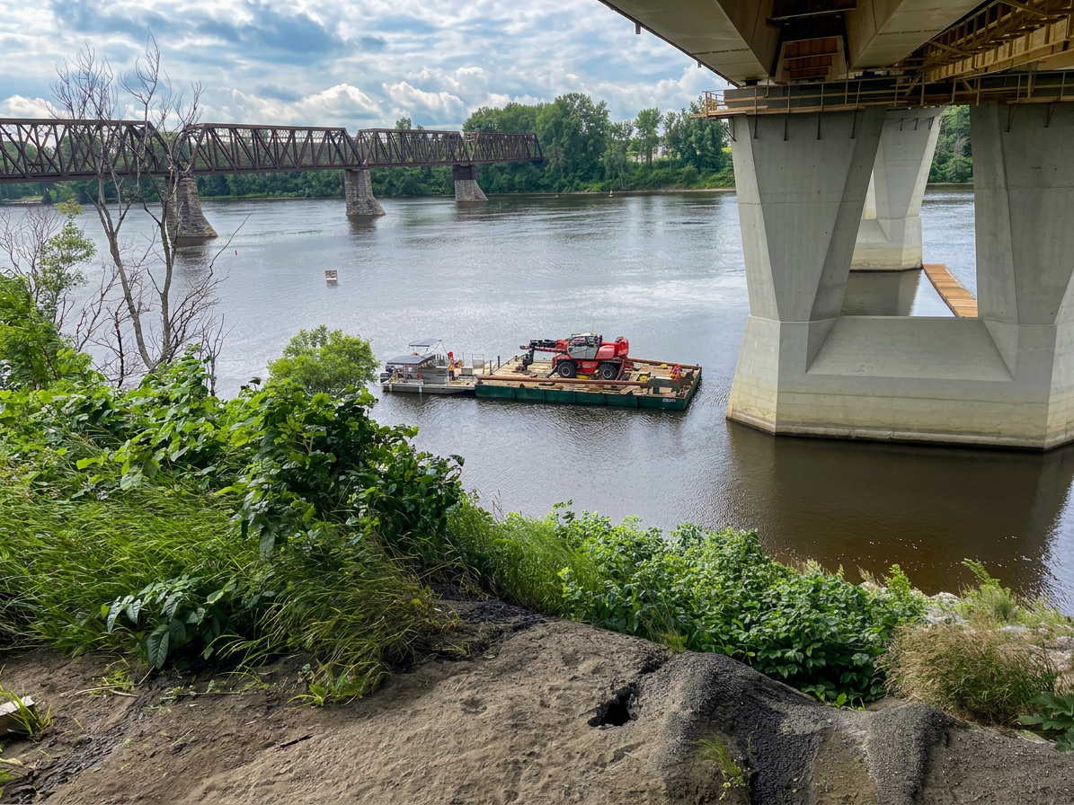 Pont Radisson | Réfection tablier Interprojet Construction | Entrepreneur général en génie civil et bâtiment au Québec