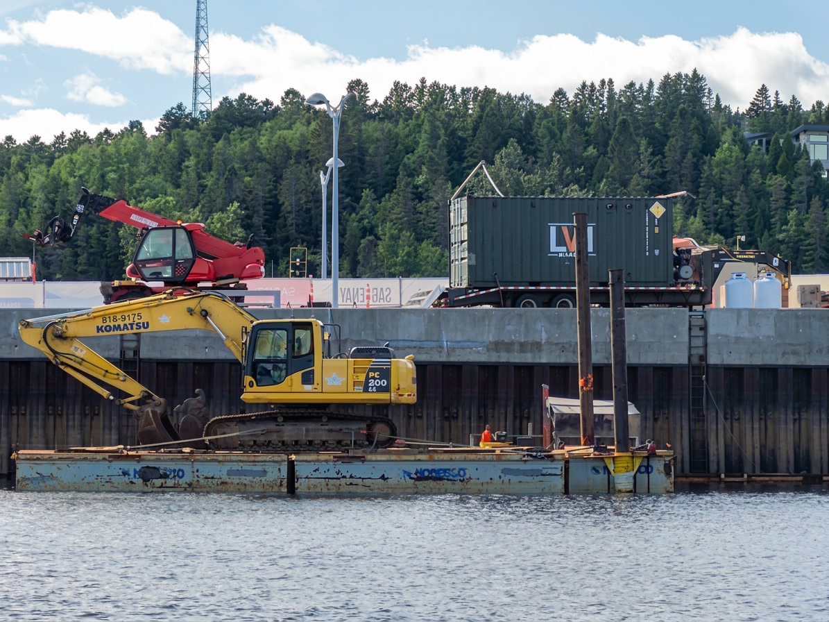 Réfection du quai Agésilas-Lepage à La Baie Interprojet Construction | Entrepreneur général en génie civil et bâtiment au Québec