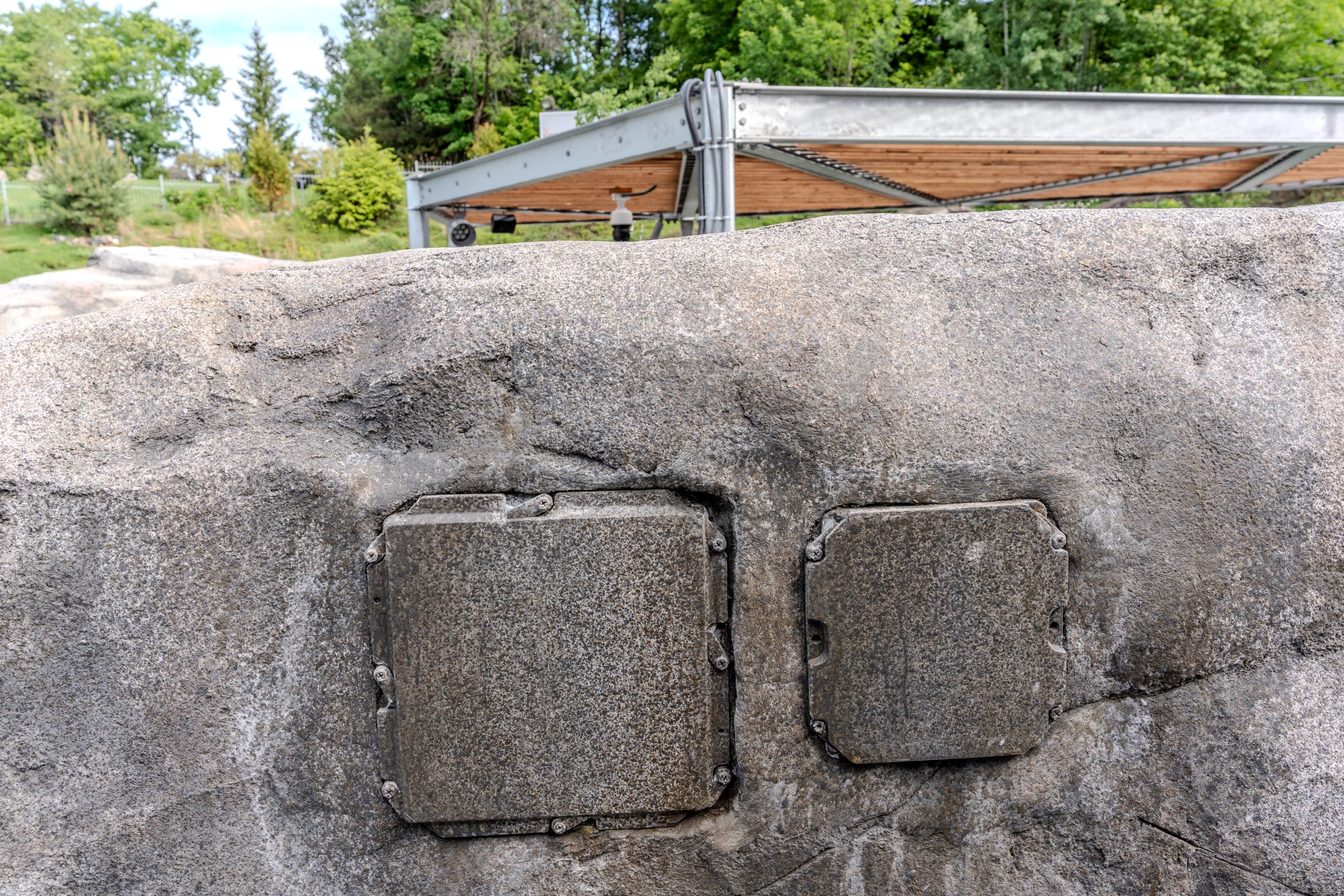 Construction et aménagement habitat louphoque | Aquarium du Québec Interprojet Construction | Entrepreneur général en génie civil et bâtiment au Québec