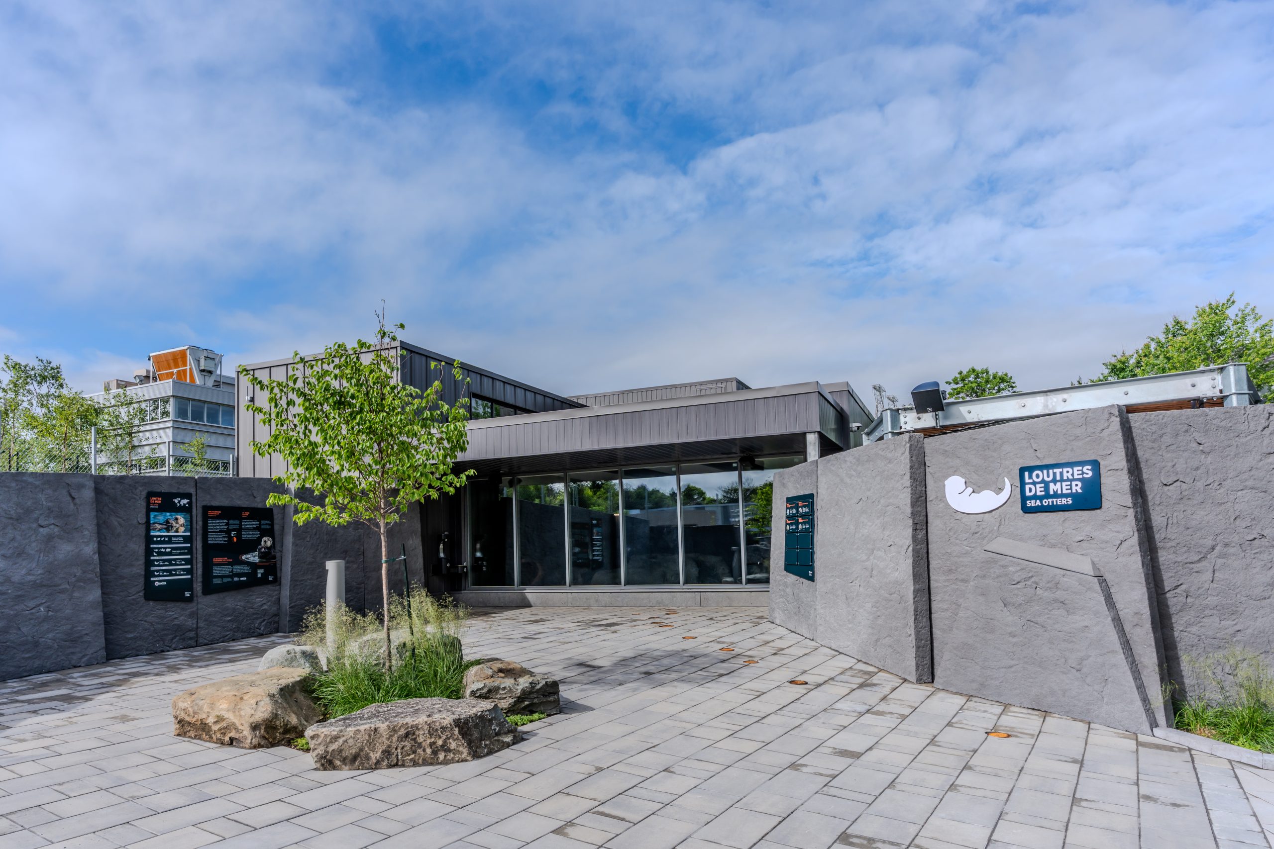 Construction et aménagement habitat louphoque | Aquarium du Québec Interprojet Construction | Entrepreneur général en génie civil et bâtiment au Québec
